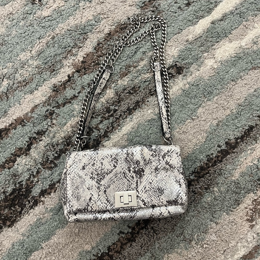 I.N.C. Snake print crossbody purse